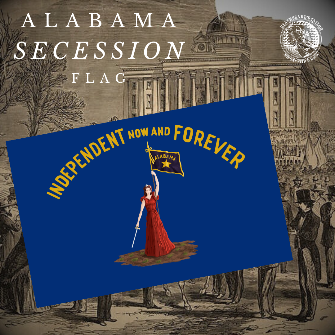 Alabama Secession Flag Stickers/Magnets