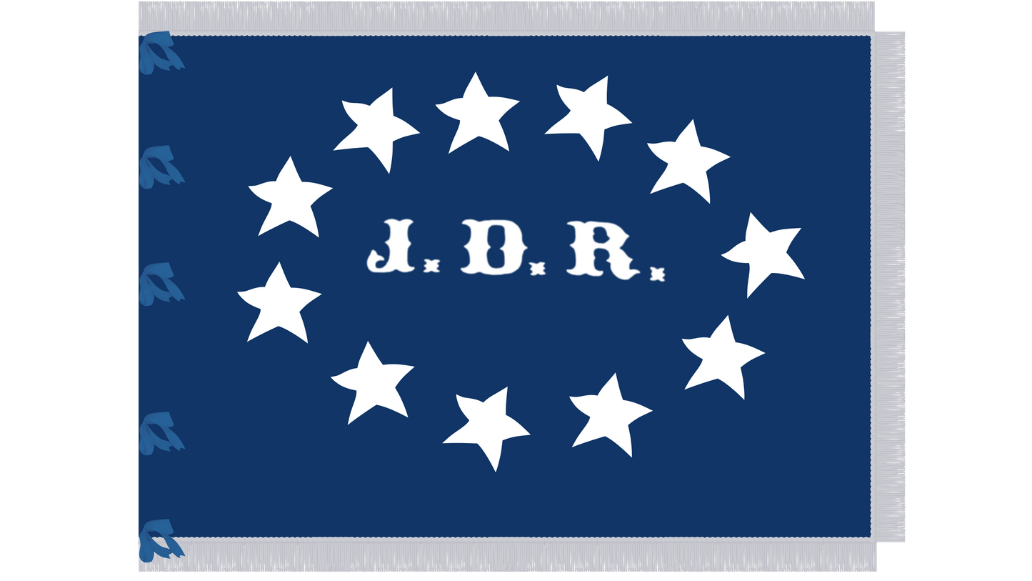 "Jefferson Davis Rifles" - 3rd North Carolina Infantry Flag Stickers