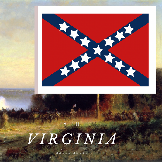 8th Virginia Infantry Flag (Balls Bluff 1861) Stickers/Magnet