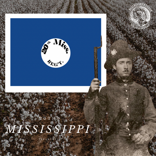20th Mississippi Regimental Colors Stickers