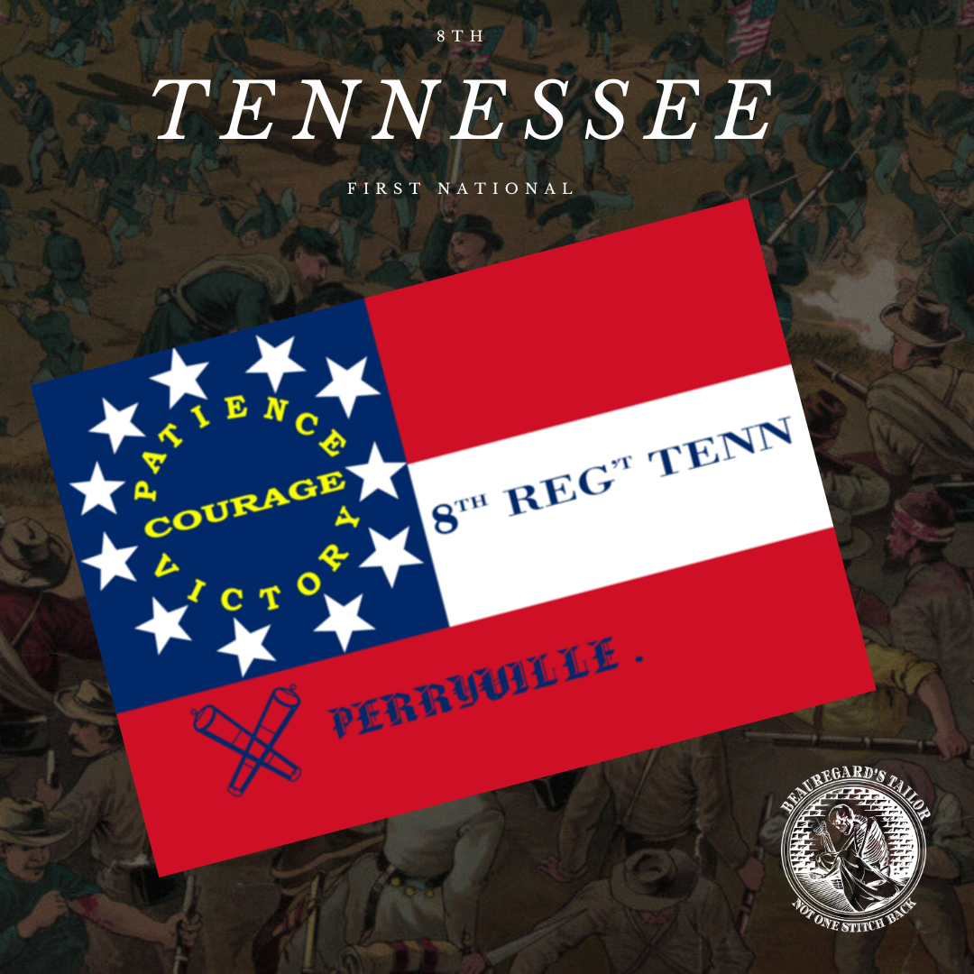 8th Tennessee Infantry Flag Sticker