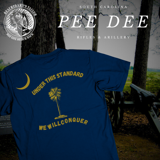 Pee Dee Rifles - Company D 1st Regiment of South Carolina Infantry Flag T-Shirt