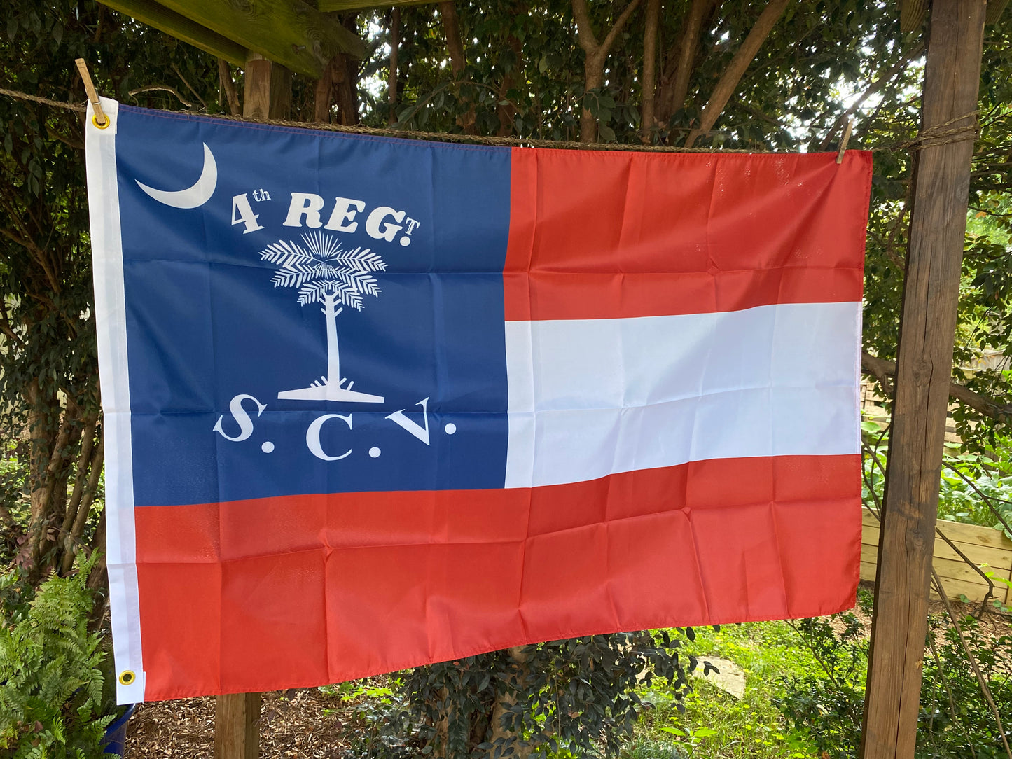 4th South Carolina Volunteers 1st National House Flag