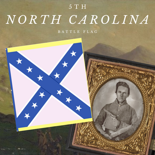 5th North Carolina Regimental Flag Sticker