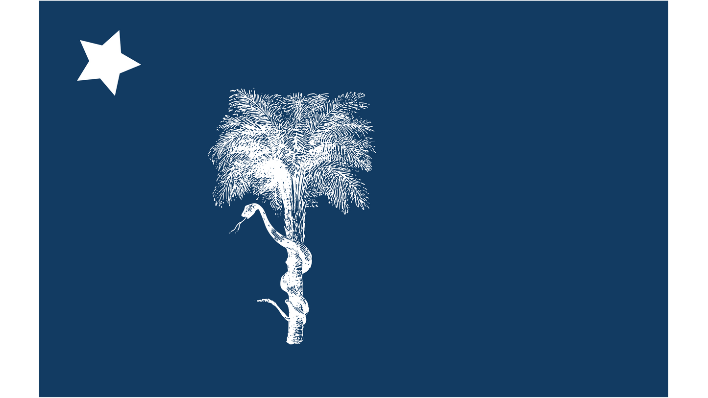 Charleston Arsenal Flag Stickers