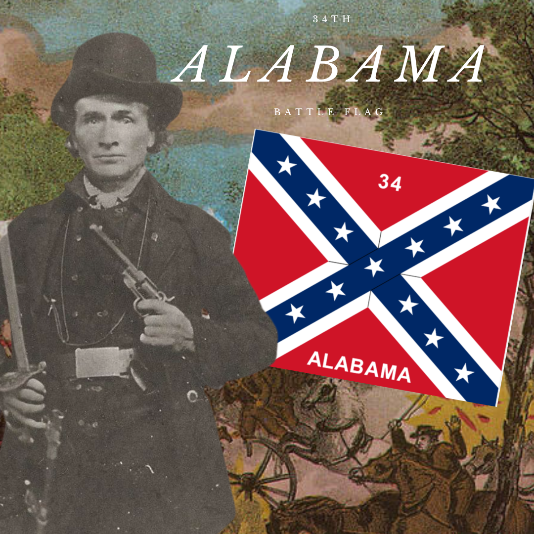 34th Alabama Infantry House Flag