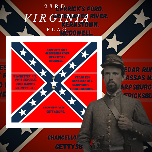 23rd Virginia Infantry Flag Sticker