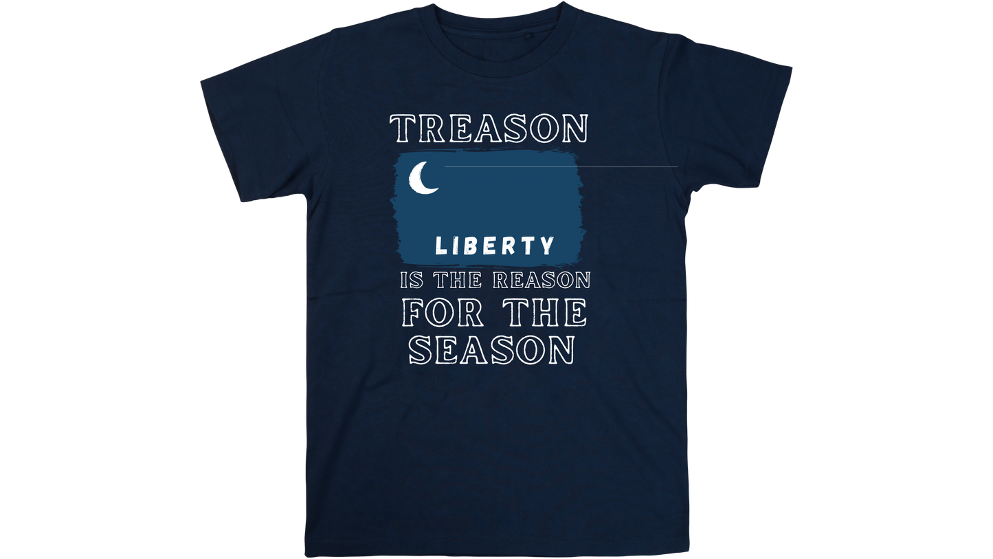 "Treason is the Reason for the Season" Fort Moultrie Flag Shirt