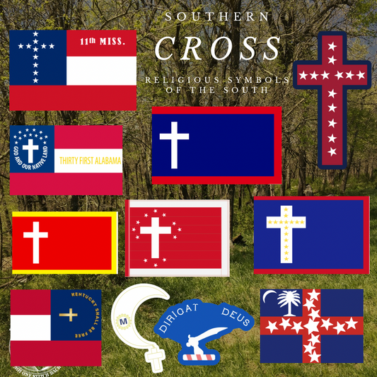 "Southern Cross" - Religious Symbols of the South Sticker Set