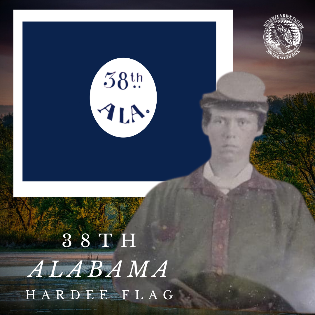 38th Alabama Infantry Hardee House Flag