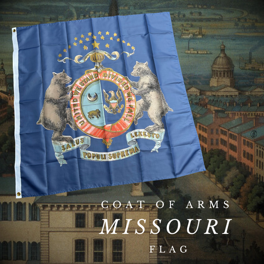 Missouri Coat of Arms Flag