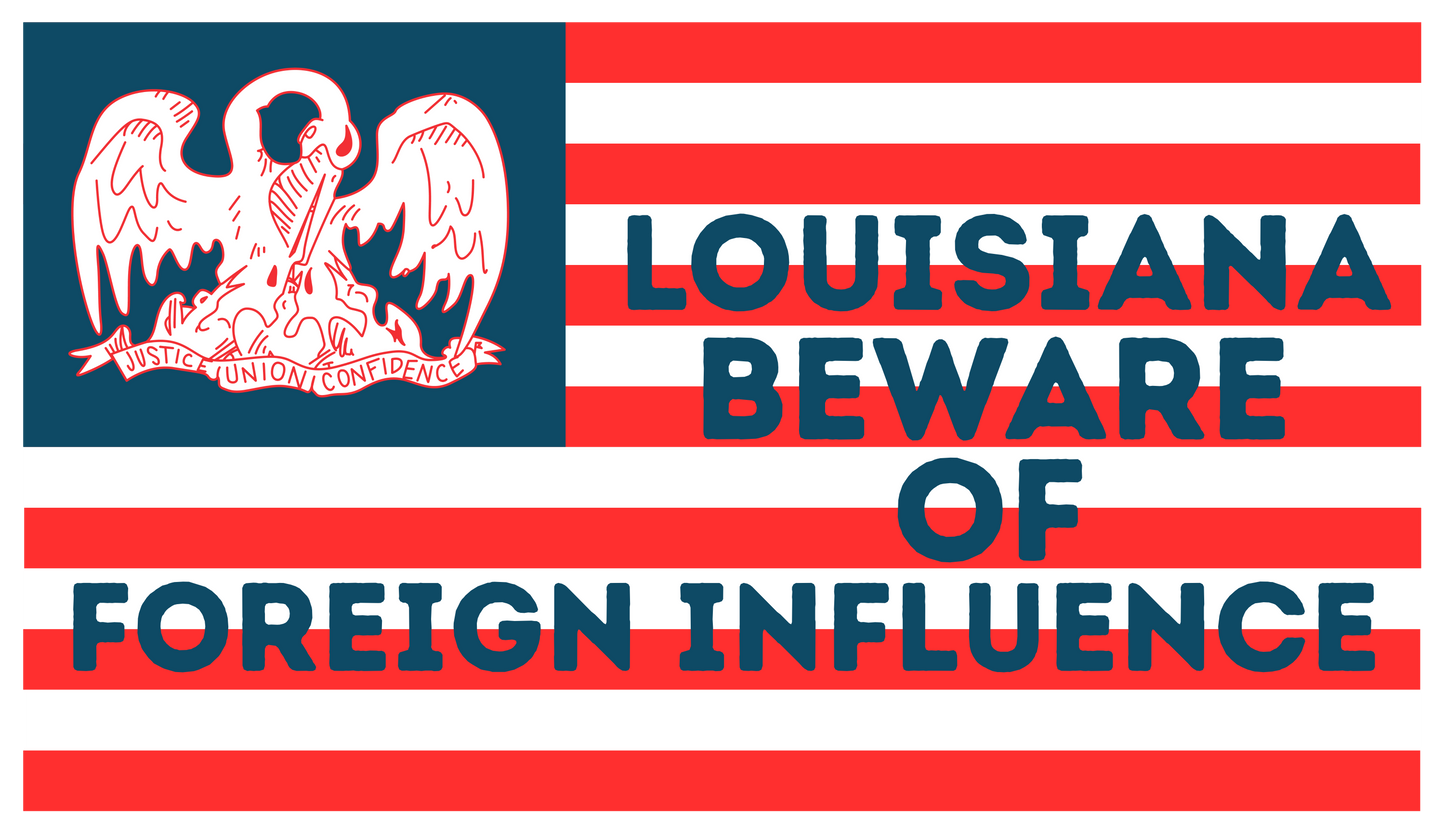 "Beware of Foreign Influence" State Car Tag/Plate