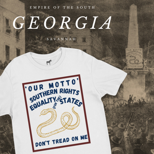 "Southern Rights" Savannah, Georgia Secession Banner Shirt