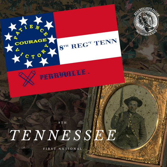 8th Tennessee Infantry Flag Sticker