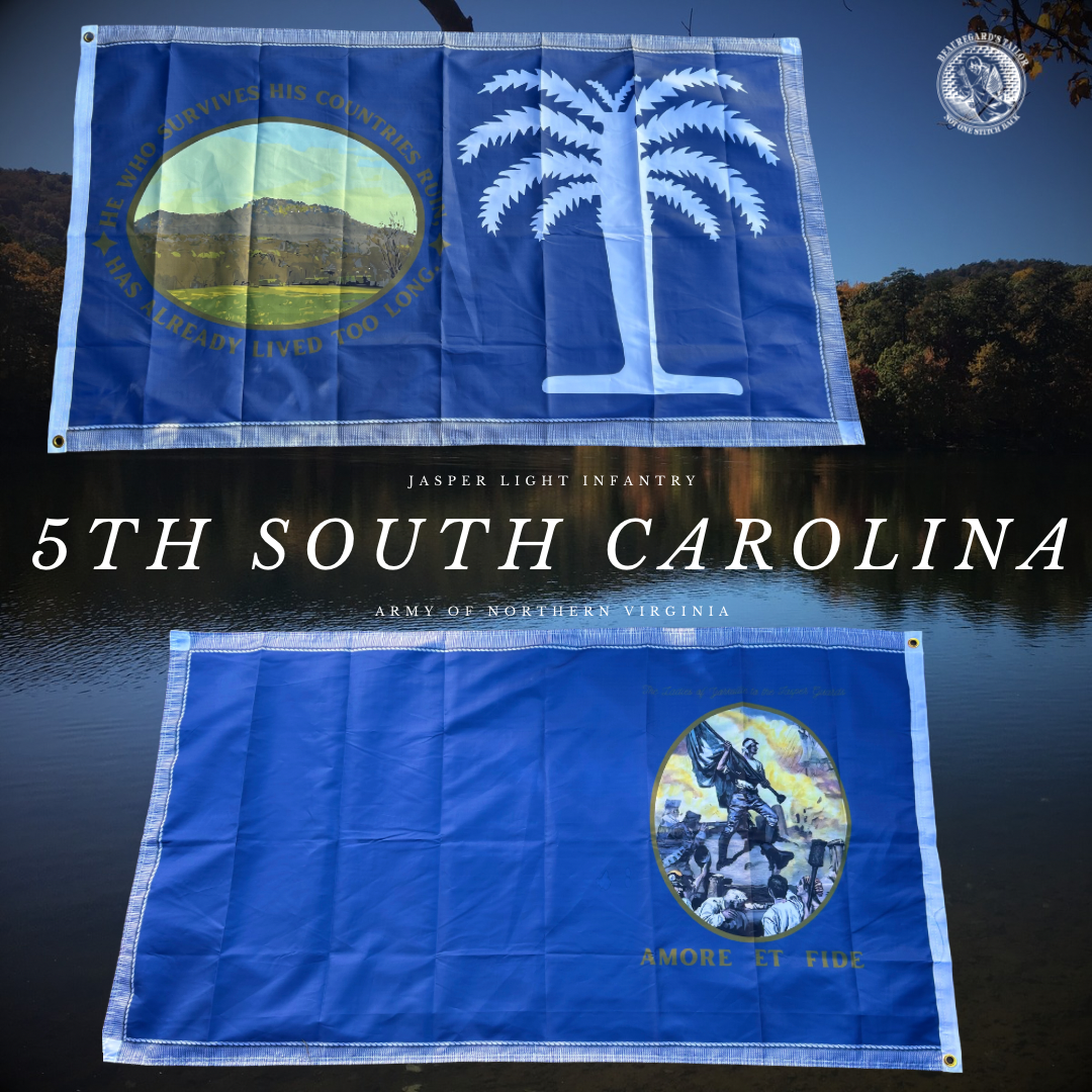 "Jasper Light Infantry" - 5th South Carolina Flag