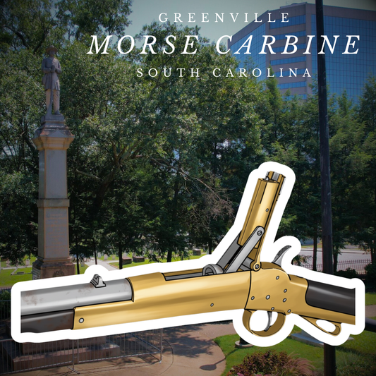 Morse Carbine - Greenville, South Carolina Stickers/Magnet