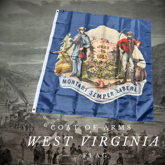 West Virginia Coat of Arms Flag
