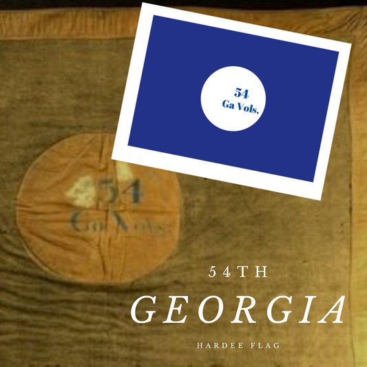 54th Georgia Infantry Flag Stickers