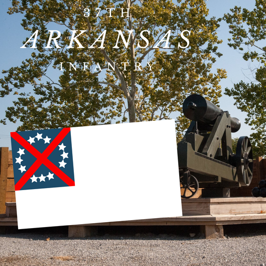 37th Arkansas Flag Stickers/Magnet