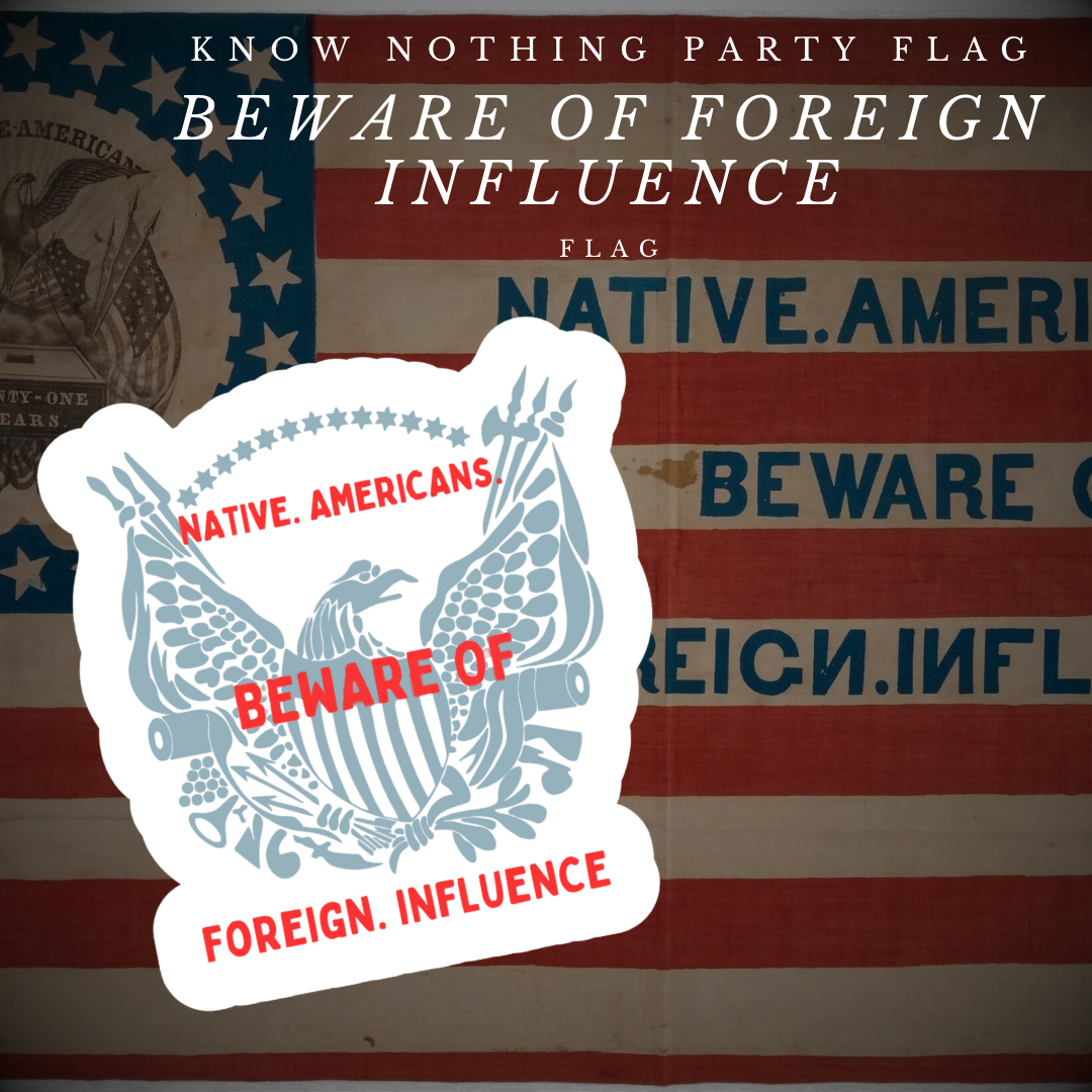 "Beware of Foreign Influence" - Eagle Stickers/Magnets