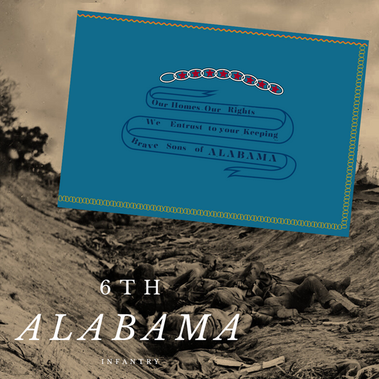 6th Alabama Infantry Flag (Co. E, Hayneville Guards) Stickers