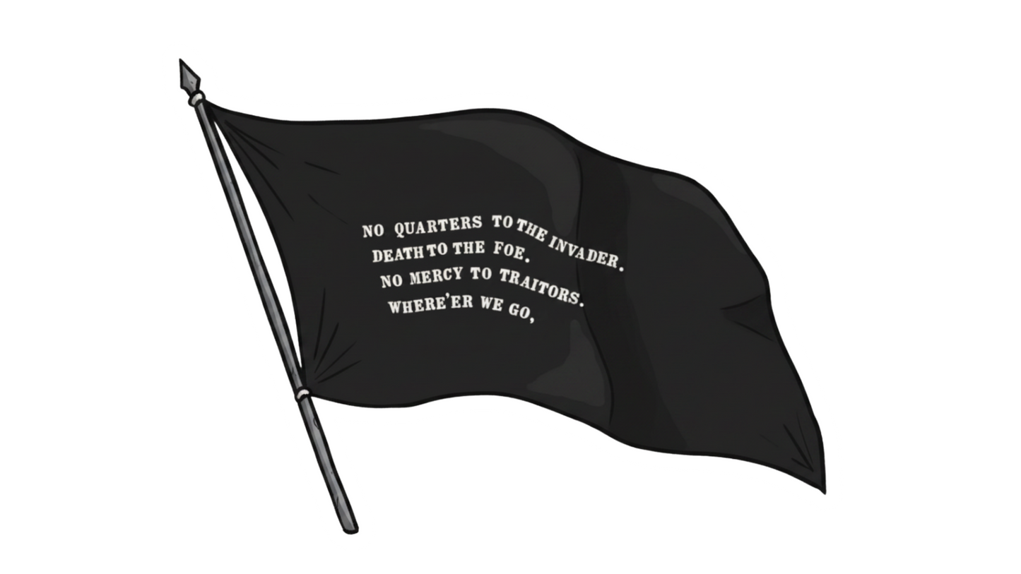 "March of Black Flag" Sticker/Magnet