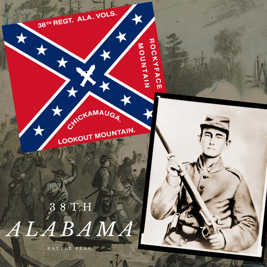 38th Alabama Regimental Colors Stickers