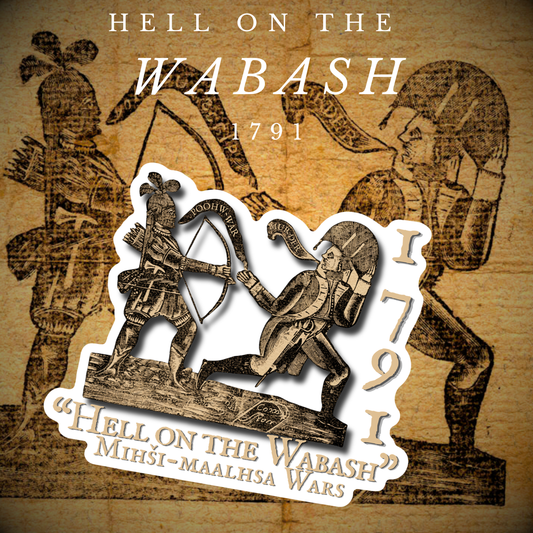 "Hell on the Wabash" Stickers/Magnet
