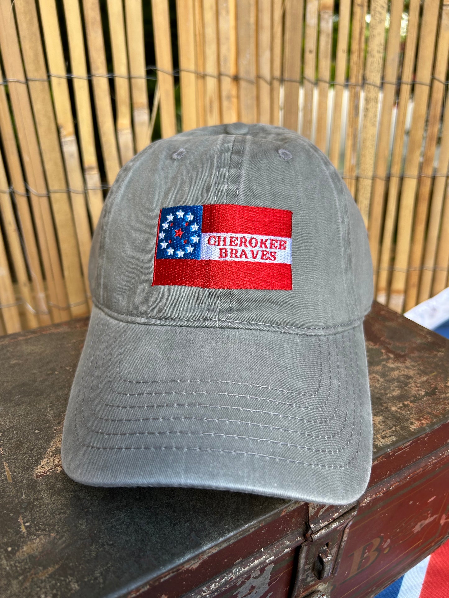 Cherokee Braves - 1st Cherokee Mounted Rifles Flag Cap