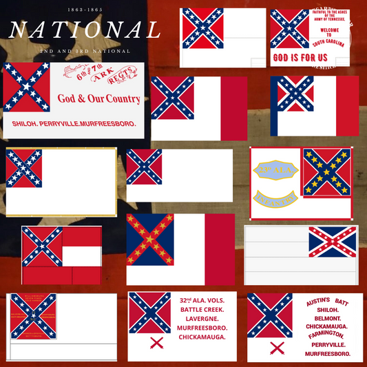 Second and Third National Collection Sticker Set