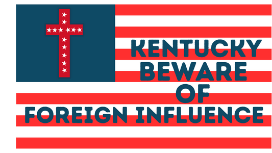 "Kentucky Beware of Foreign Influence" Sticker/Magnet