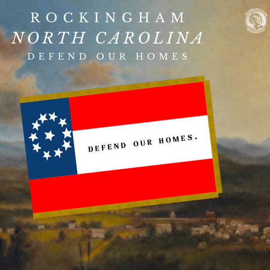 "Defend our homes" Rockingham County Flag Stickers/Magnet
