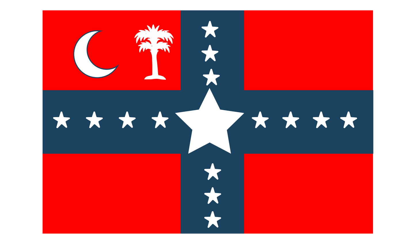 South Carolina Sovereignty Flag Stickers/Magnet