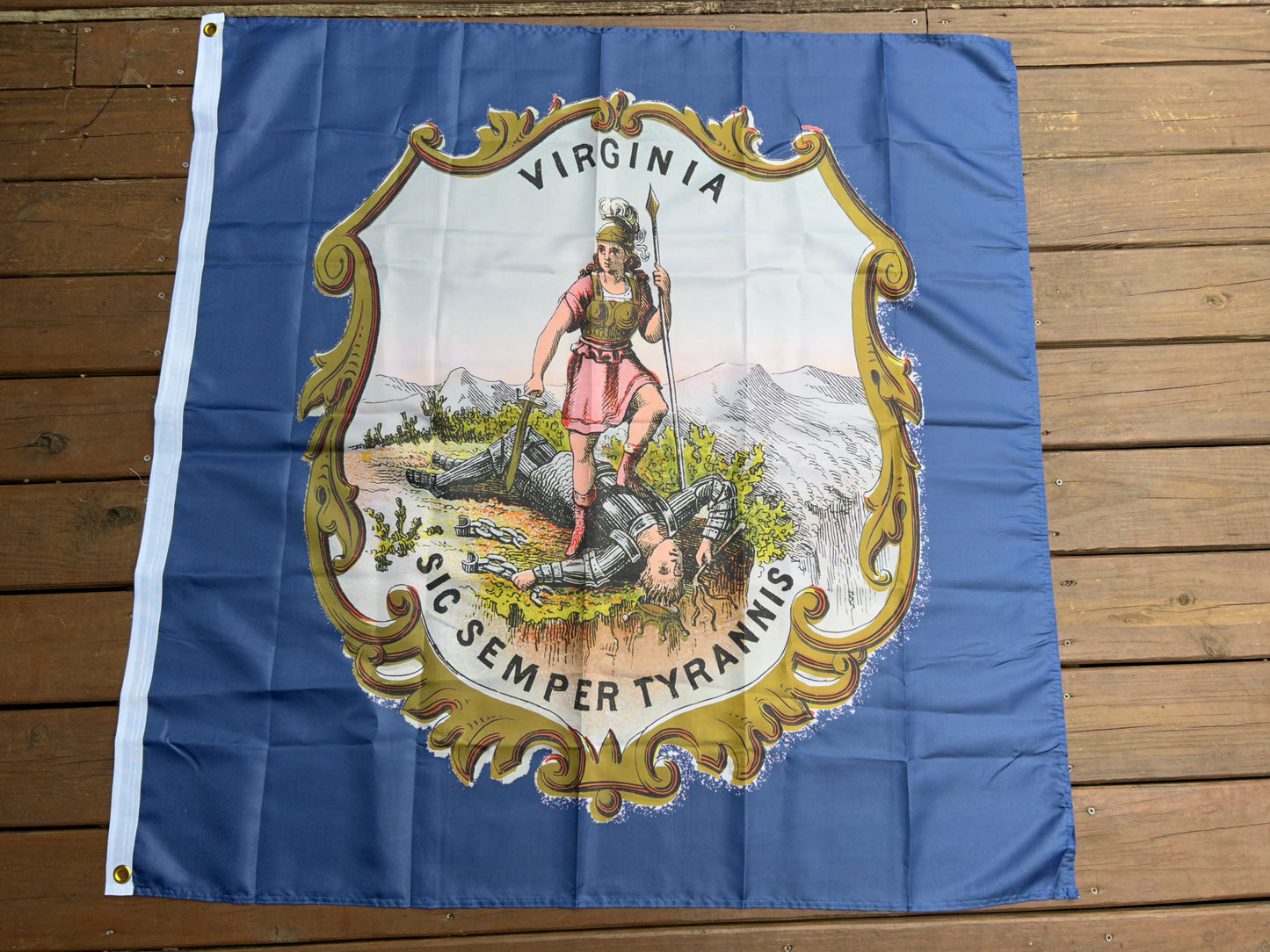 Virginia Coat of Arms Flag