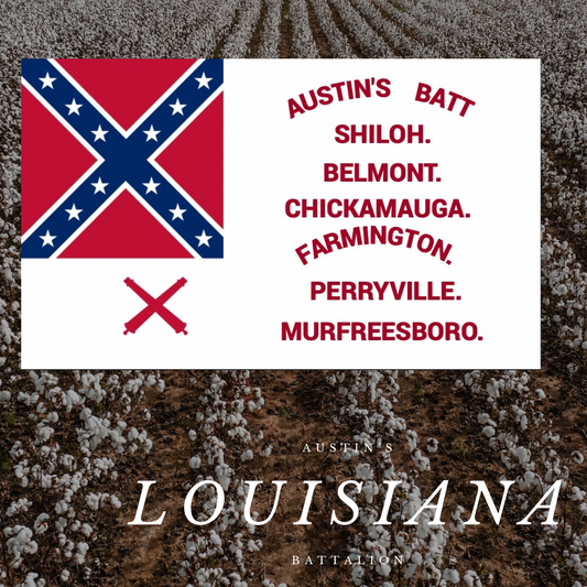 14th Battalion, Louisiana Sharpshooters (Austin's) Flag Sticker