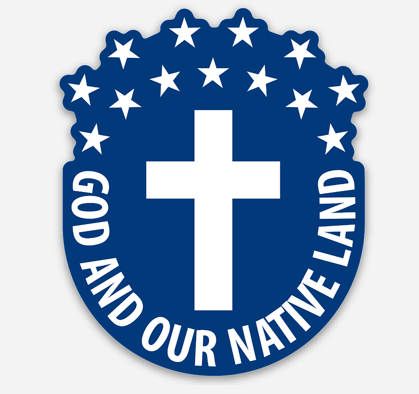 "God And Our Native Land" 31st Alabama Colors Stickers/Magnets