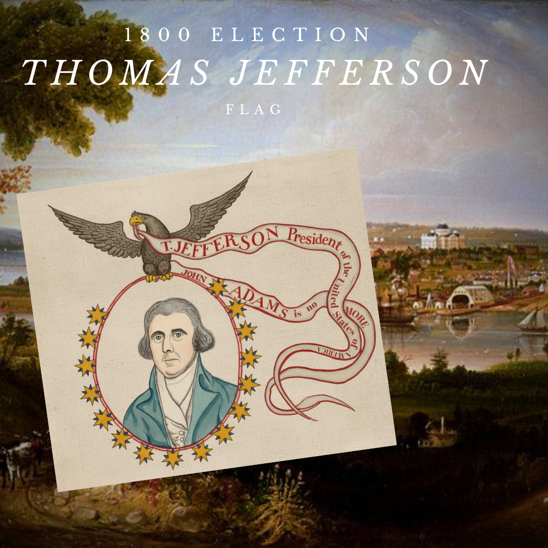 1800 Presidentail Election - Thomas Jefferson Banner