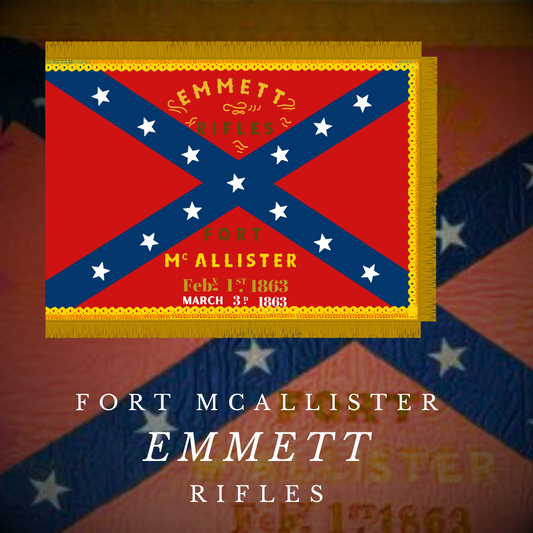 Emmett Rifles - Flag Stickers/Magnet