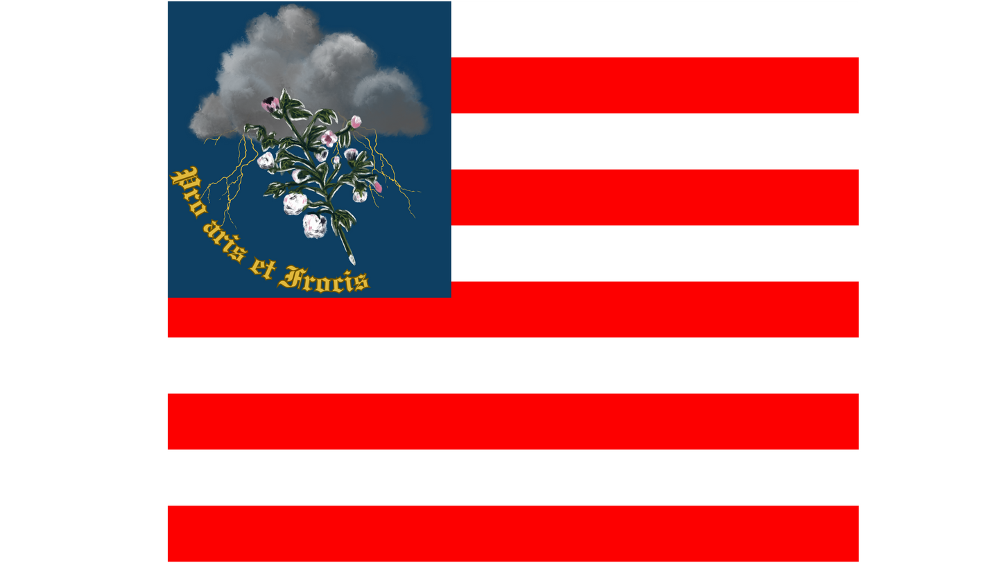 9th Mississippi Lafayette Guards Flag Stickers