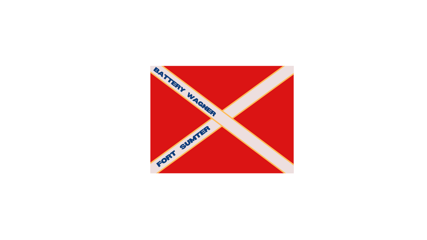 12th Georgia Heavy Artillery Flag Stickers