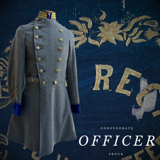 "Lightly Used" Confederate Officer Frock Coat - Size 40/34