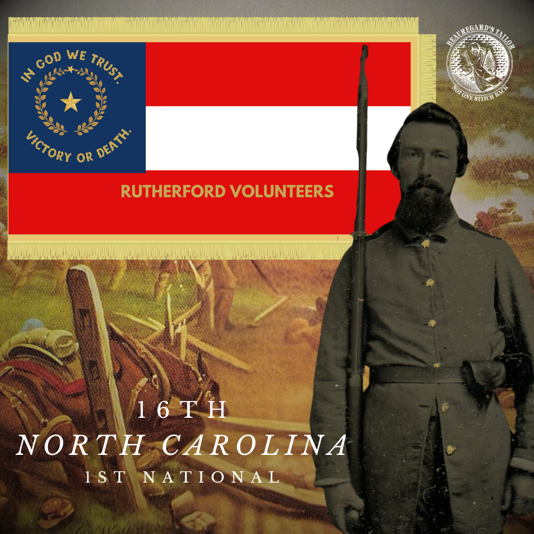 "In God We Trust" 16th North Carolina Infantry House Flag