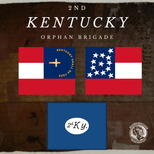 2nd Kentucky Flag - Orphan Brigade Stickers/Magnet