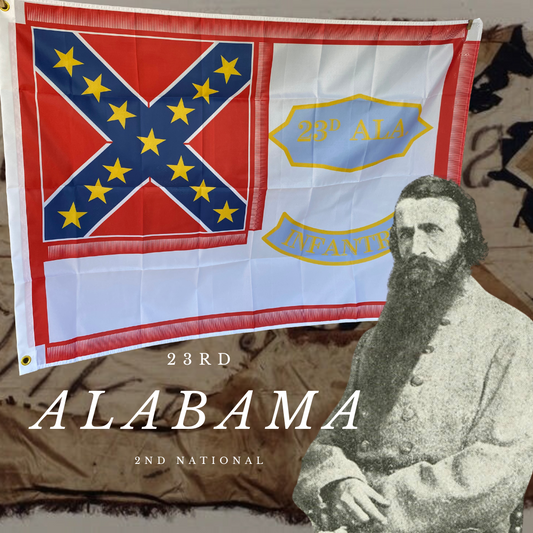 23rd Alabama 2nd National House Flag