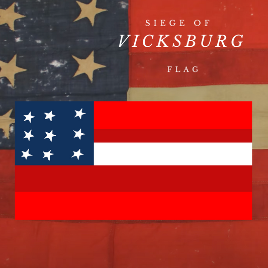 Vicksburg 1st National Flag Stickers