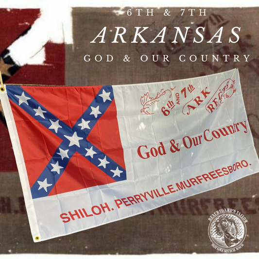 6th and 7th Arkansas 2nd National House Flag