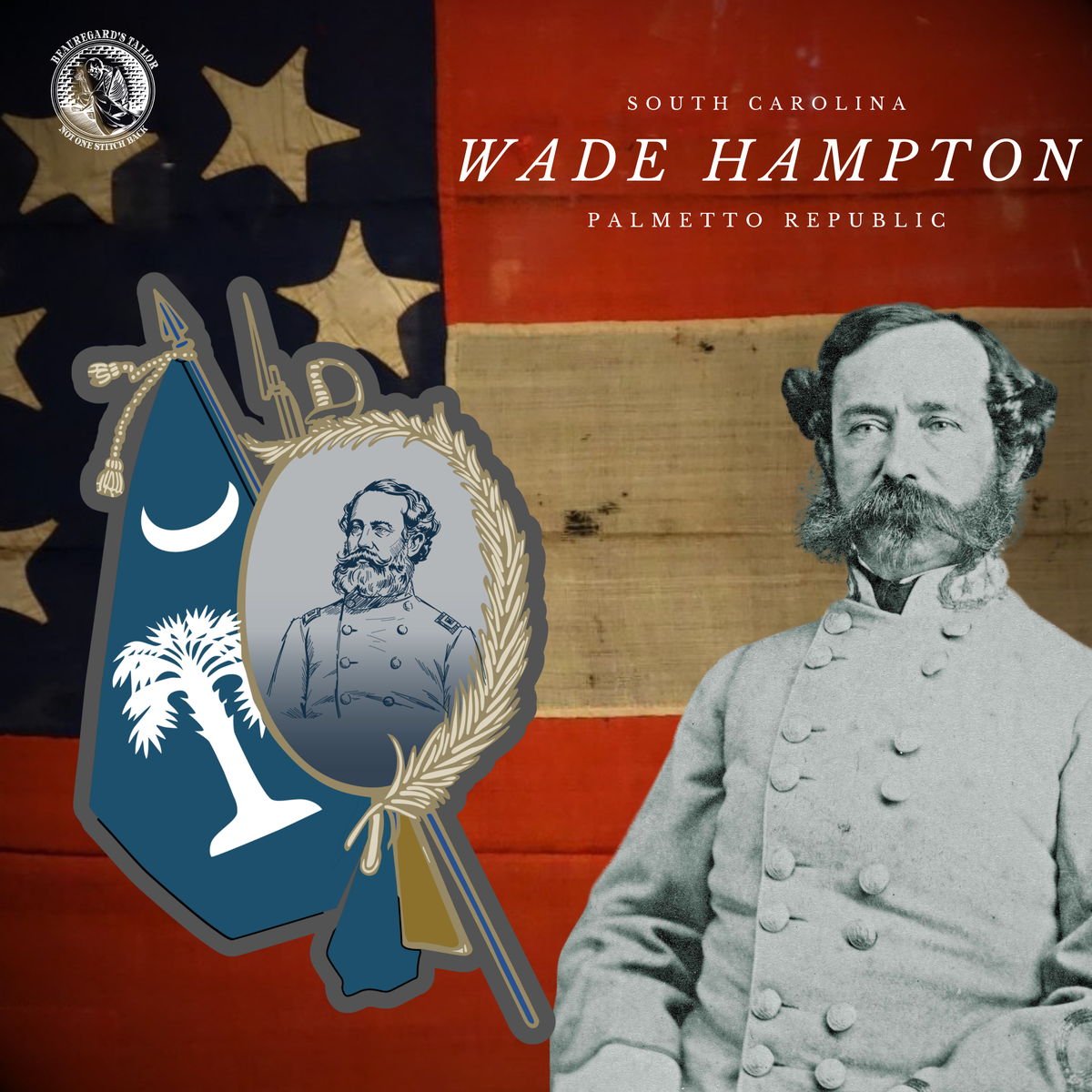 Wade Hampton Sticker/Magnet