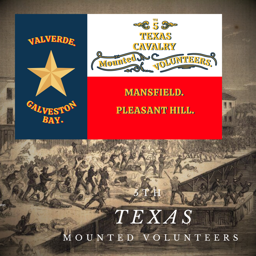 5th Texas Cavalry Mounted Volunteers Flag