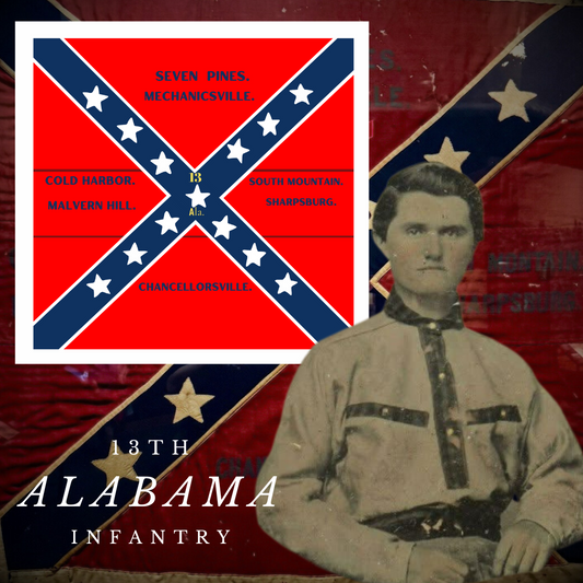 13th Alabama Regimental Colors Stickers