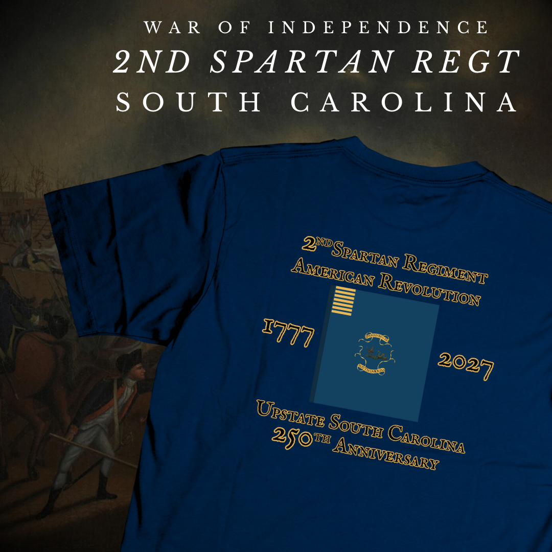 2nd Spartan Militia Regiment - South Carolina Flag Shirt